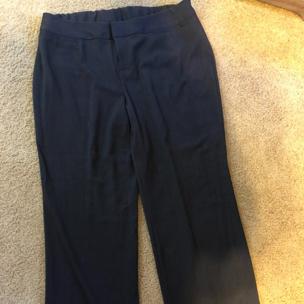 CJ Banks dark grey dress pants
